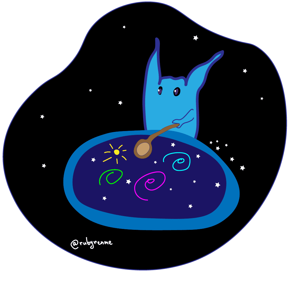cute strange ufo and cosmos